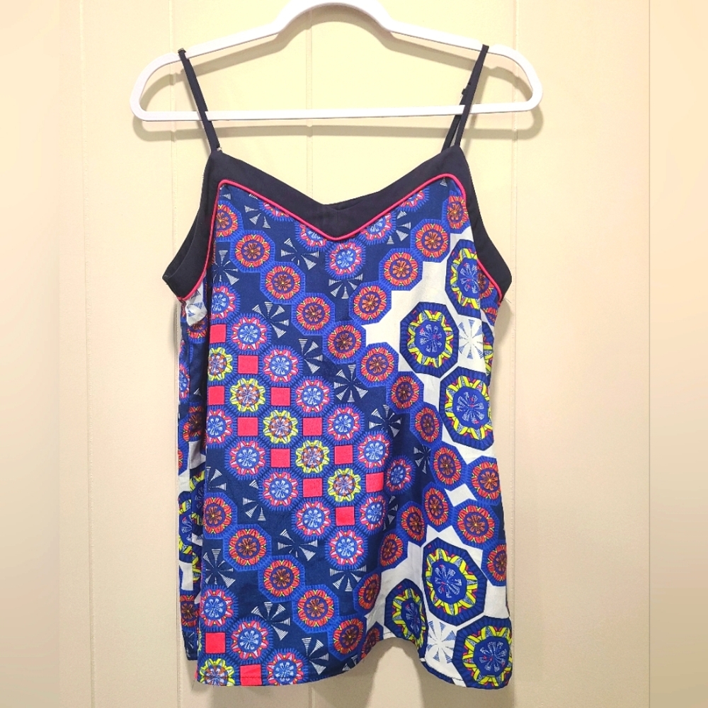 Skies Are Blue Multicolor Patterned Blouse